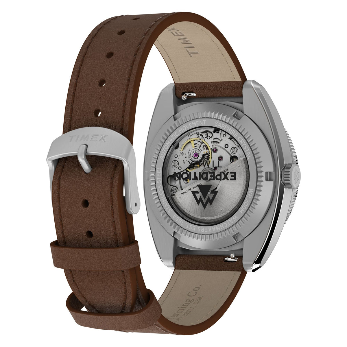 TW2Y87500 Reloj Timex Expedition Pioneer Automático de hombre correa de cuero - Cuero Marrón