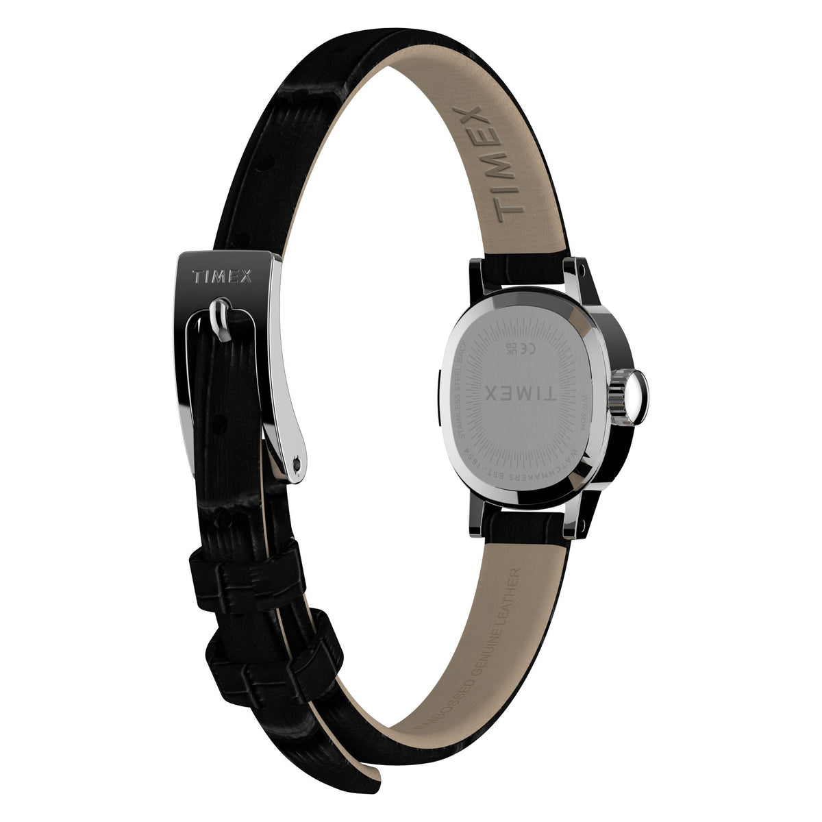TW2Y87800 Reloj Timex Cavatina mini de dama correa de piel - Cuero Negro