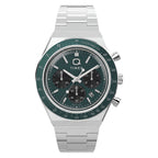 TW2Y88500 Reloj Timex Q de hombre correa de metal - Acero Inoxidable Plateado