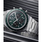 TW2Y88500 Reloj Timex Q de hombre correa de metal - Acero Inoxidable Plateado