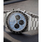 TW2Y88600 Reloj Timex Q de hombre correa de metal - Acero Inoxidable Plateado