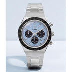 TW2Y88600 Reloj Timex Q de hombre correa de metal - Acero Inoxidable Plateado