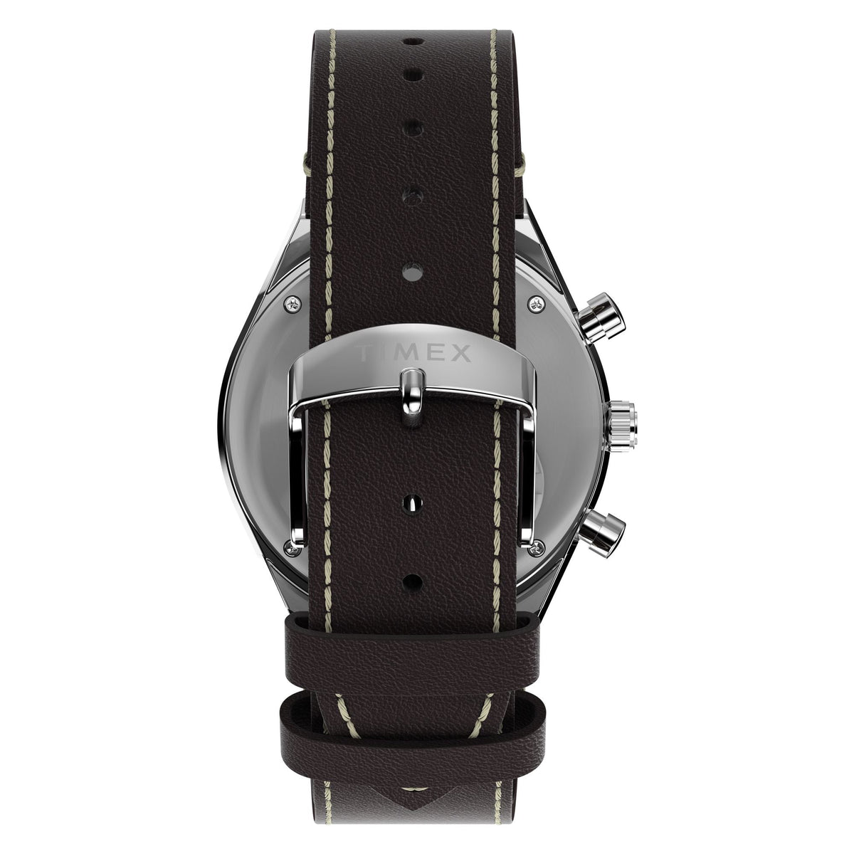 TW2Y88700 Reloj Timex Q de hombre correa de cuero - Cuero Marrón