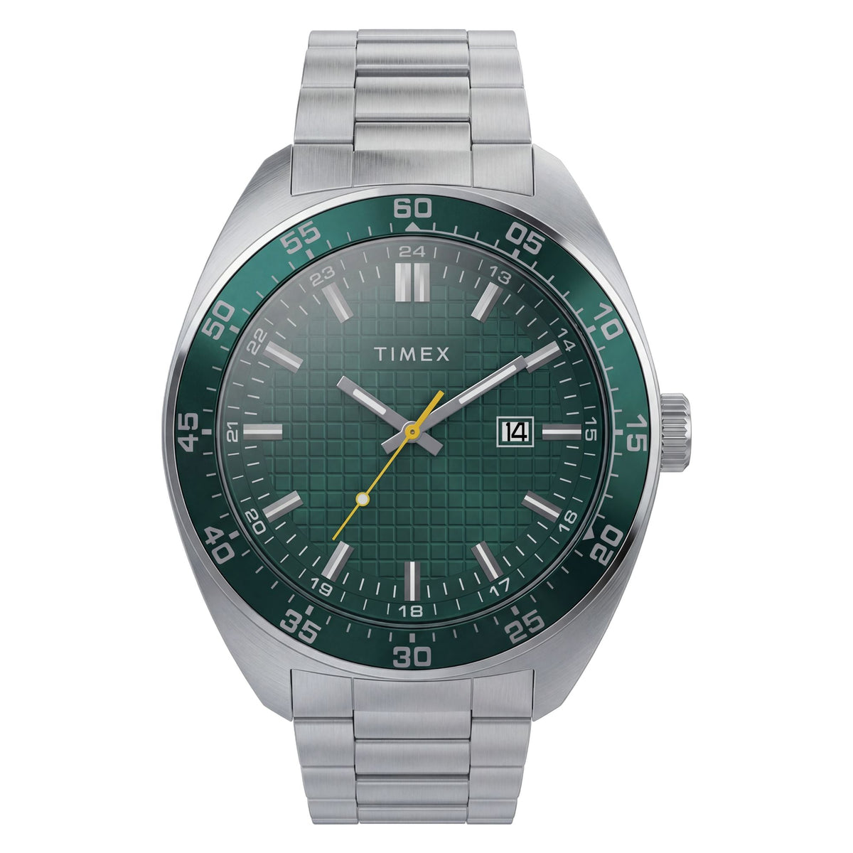 TW2Y89000 Reloj Timex Weston de hombre correa de metal - Acero Inoxidable Plateado
