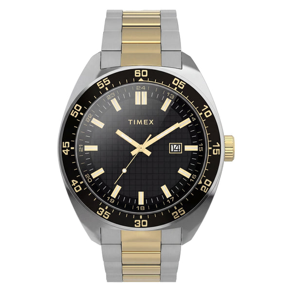 TW2Y89100 Reloj Timex Weston de hombre correa de metal bicolor