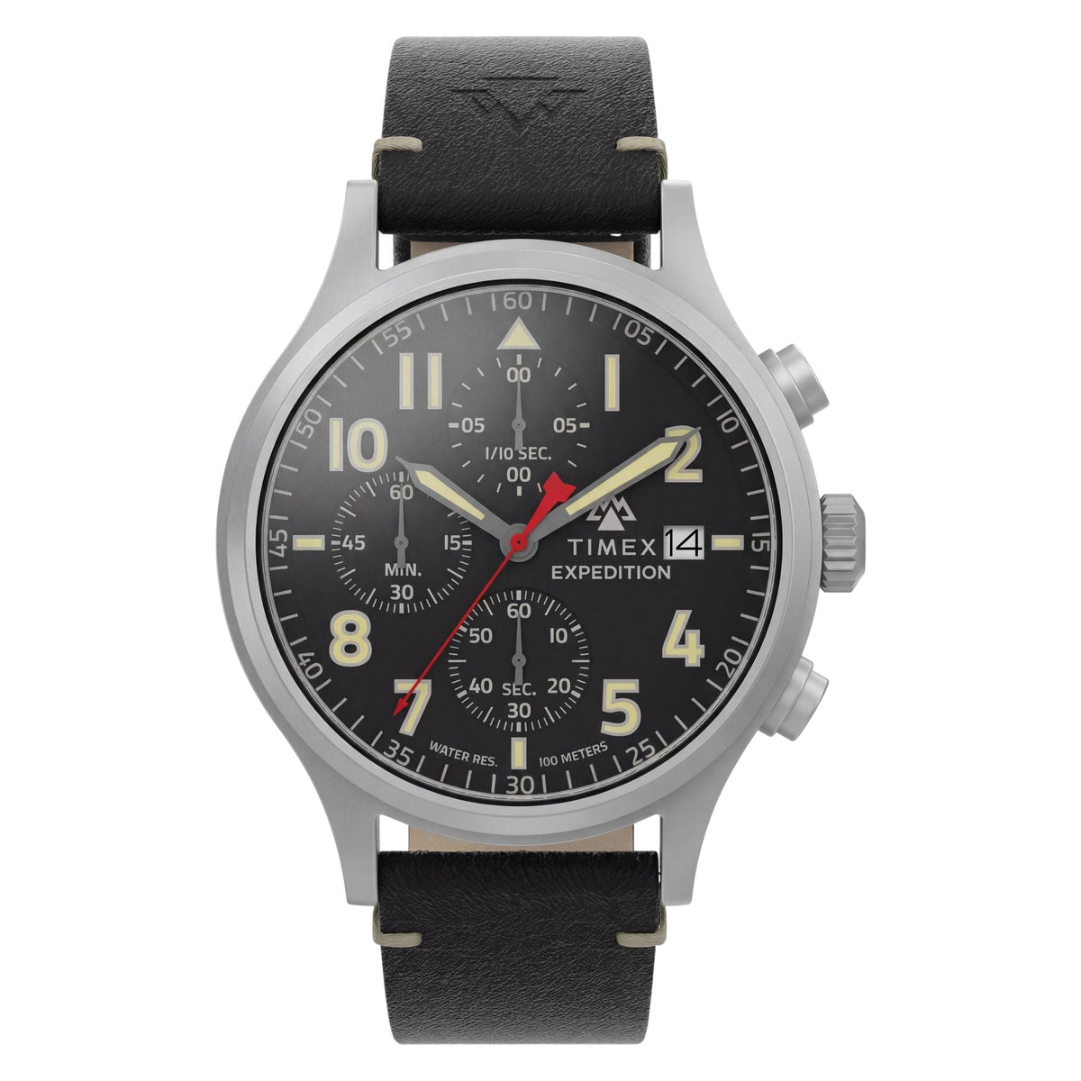 TW2Y89200 Reloj Timex Expedition Sierra de hombre correa de piel - Cuero Negro