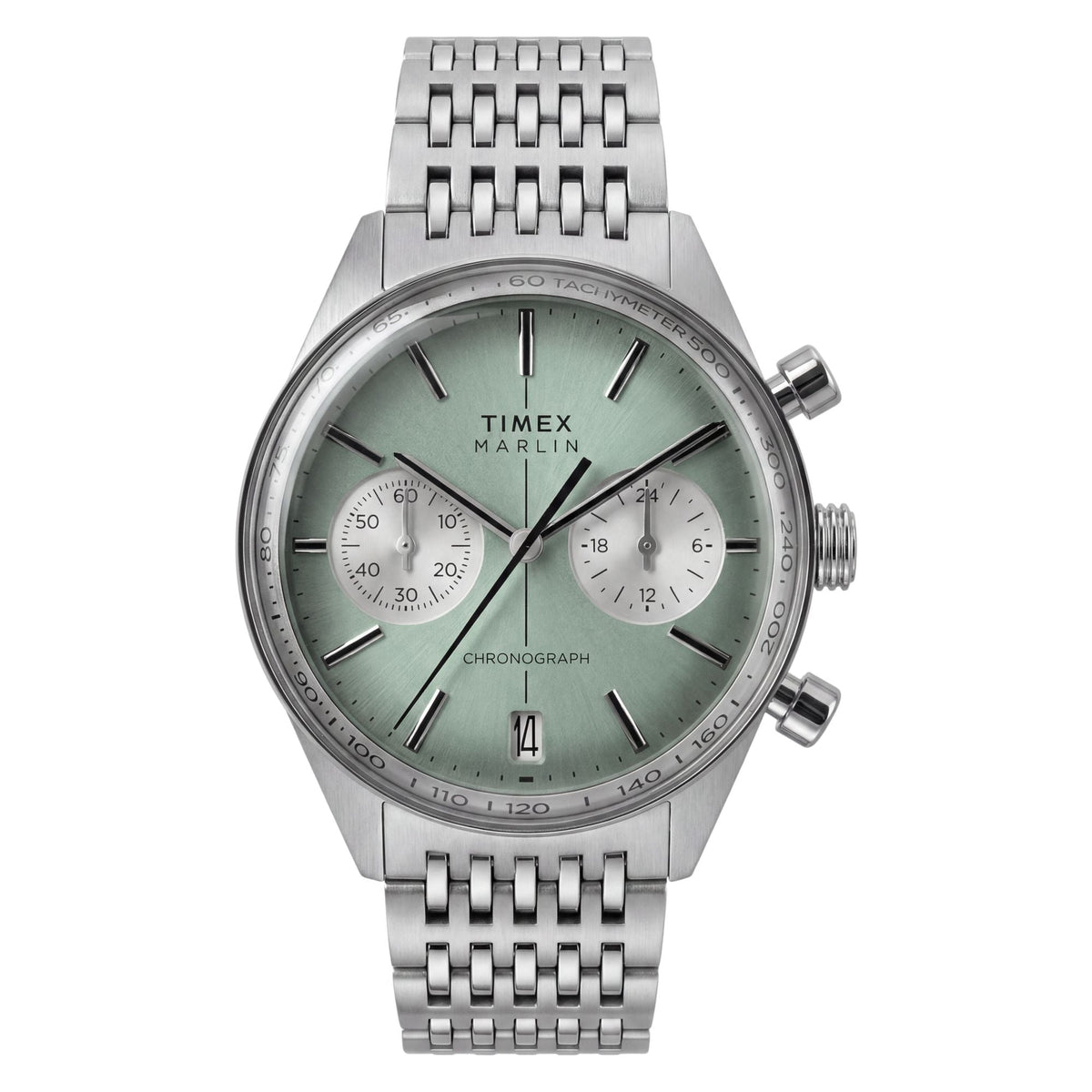 TW2Y89800 Reloj Timex Marlin Jet de hombre correa de metal - Acero Inoxidable Plateado