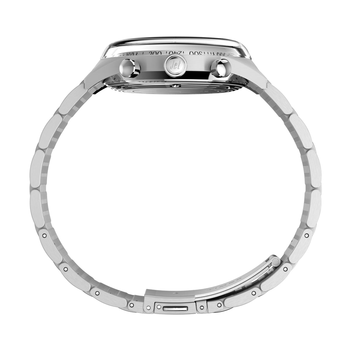 TW2Y89800 Reloj Timex Marlin Jet de hombre correa de metal - Acero Inoxidable Plateado