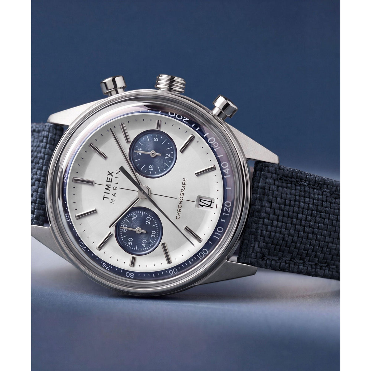 TW2Y89900 Reloj Timex Marlin Jet de hombre correa de tela - Tela Azul