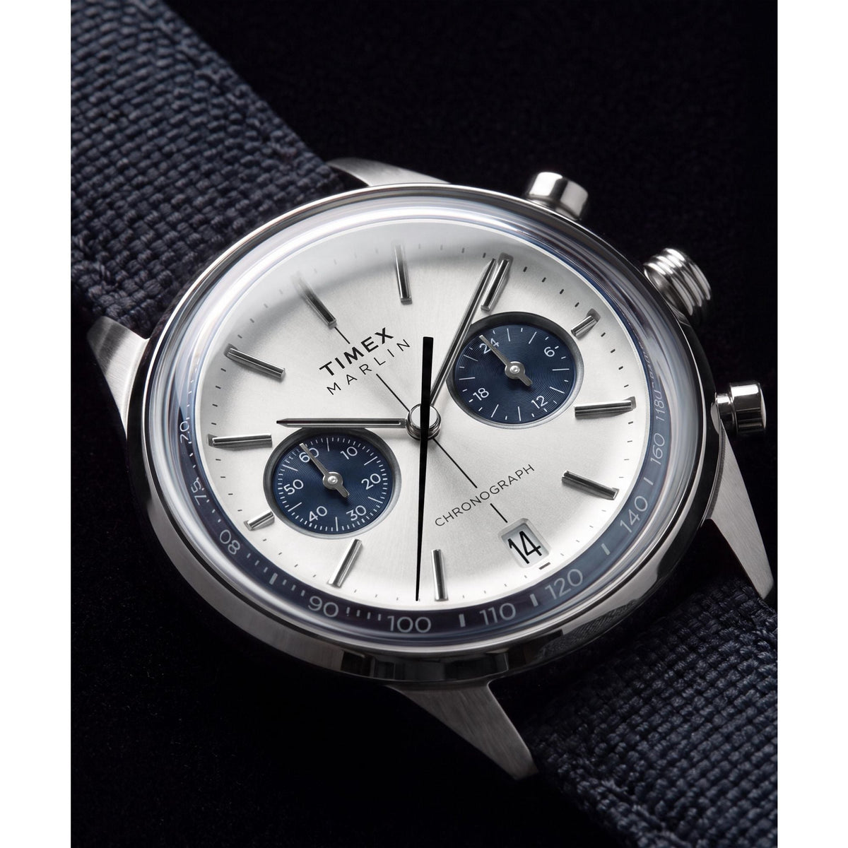 TW2Y89900 Reloj Timex Marlin Jet de hombre correa de tela - Tela Azul