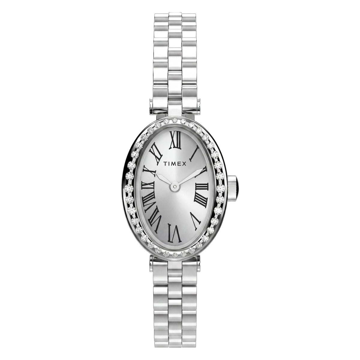 TW2Y90000 Reloj Timex Cavatina de dama correa de metal - Acero Inoxidable Plateado