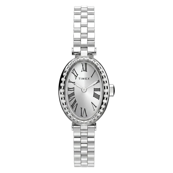 TW2Y90000 Reloj Timex Cavatina de dama correa de metal plateado