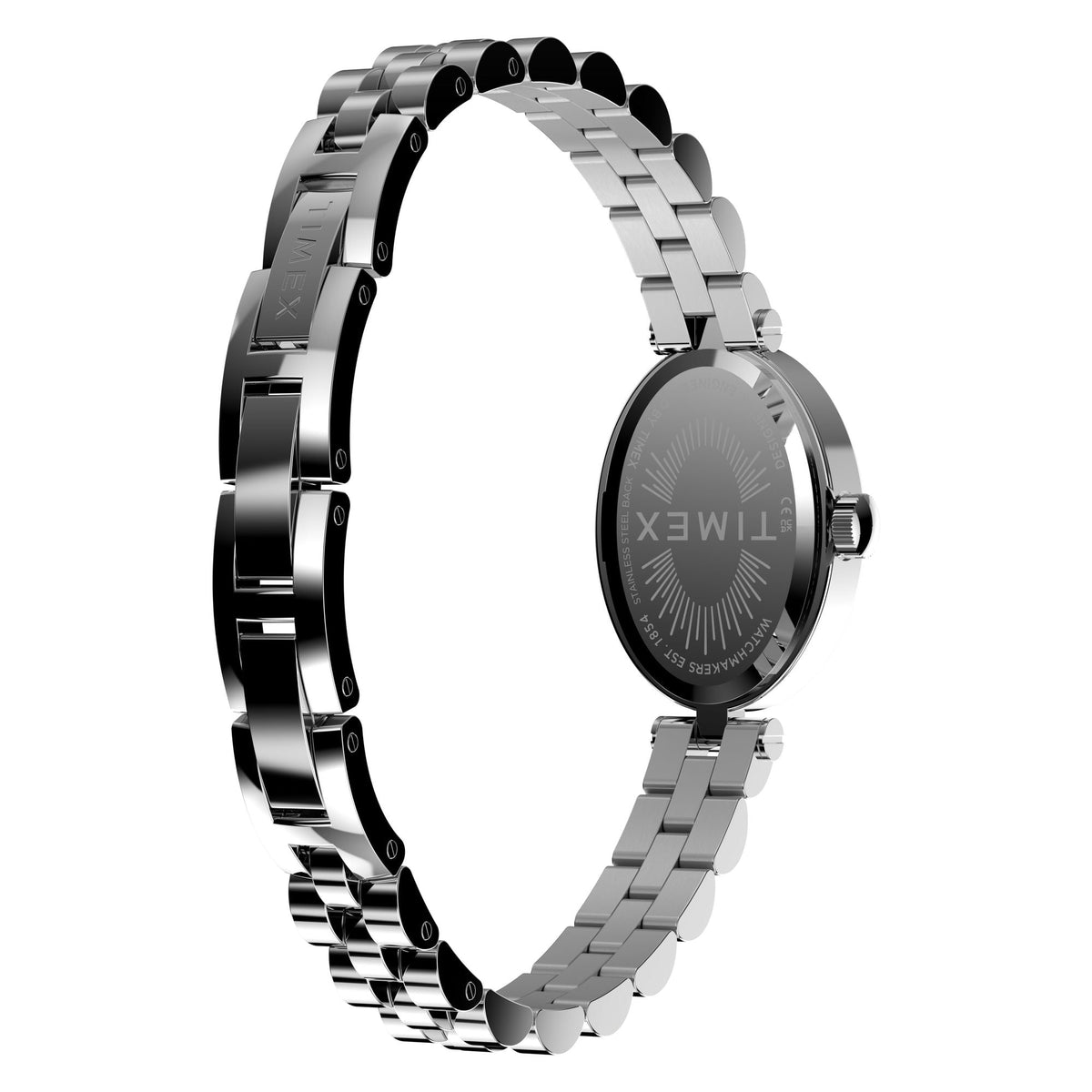 TW2Y90000 Reloj Timex Cavatina de dama correa de metal - Acero Inoxidable Plateado