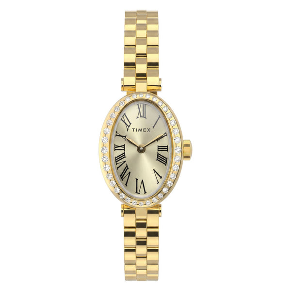 TW2Y90100 Reloj Timex Cavatina de señorita pulsera de metal dorado