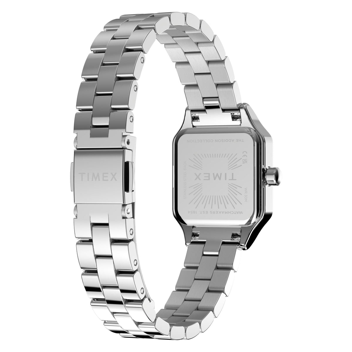 TW2Y90300 Reloj Timex Addison de dama correa de metal - Acero Inoxidable Plateado