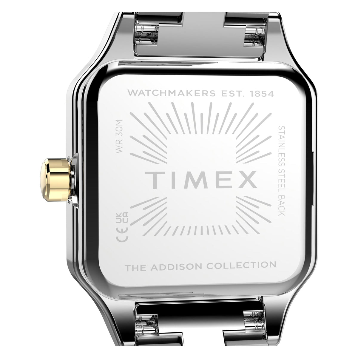 TW2Y90400 Reloj Timex Addison de mujer correa de metal - Acero Inoxidable Bicolor