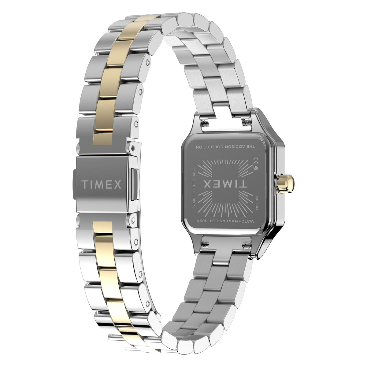 TW2Y90400 Reloj Timex Addison de mujer correa de metal - Acero Inoxidable Bicolor