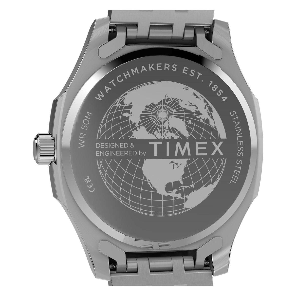TW2Y91500 Reloj Timex Marquee de hombre correa de metal - Acero Inoxidable Plateado