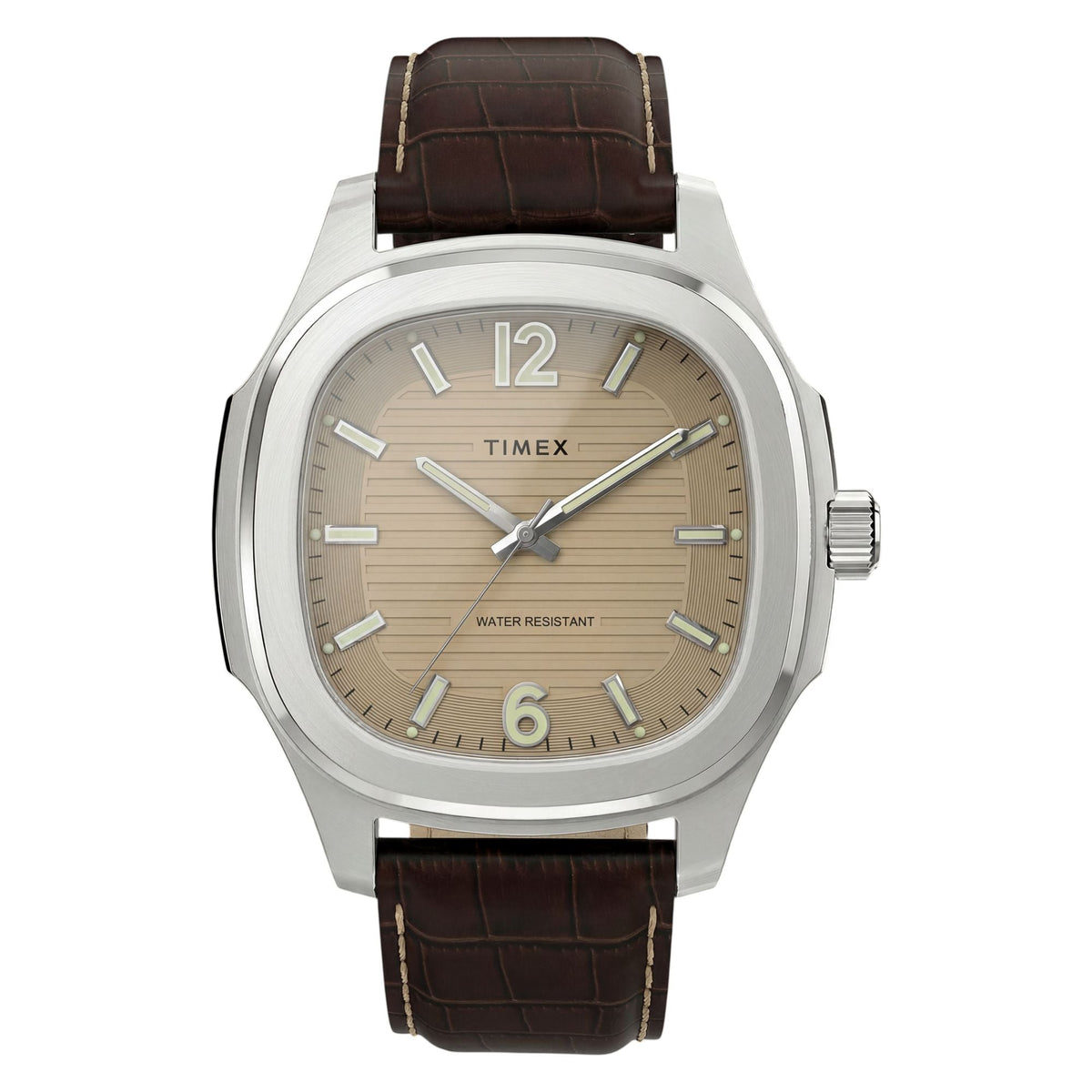 TW2Y91600 Reloj Timex Marquee de hombre correa de cuero - Cuero Marrón
