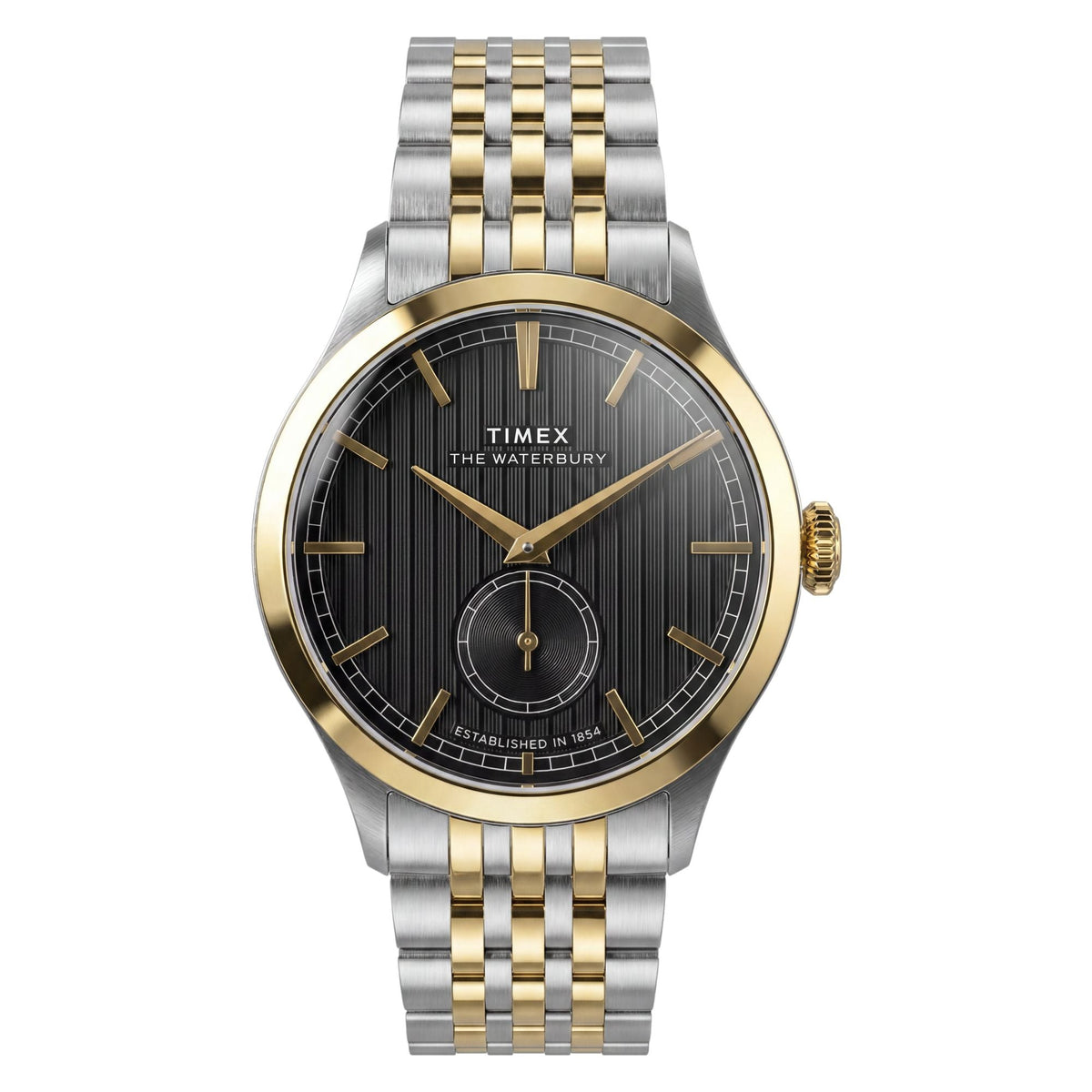 TW2Y91900 Reloj Timex Waterbury de hombre correa de metal - Acero Inoxidable Bicolor