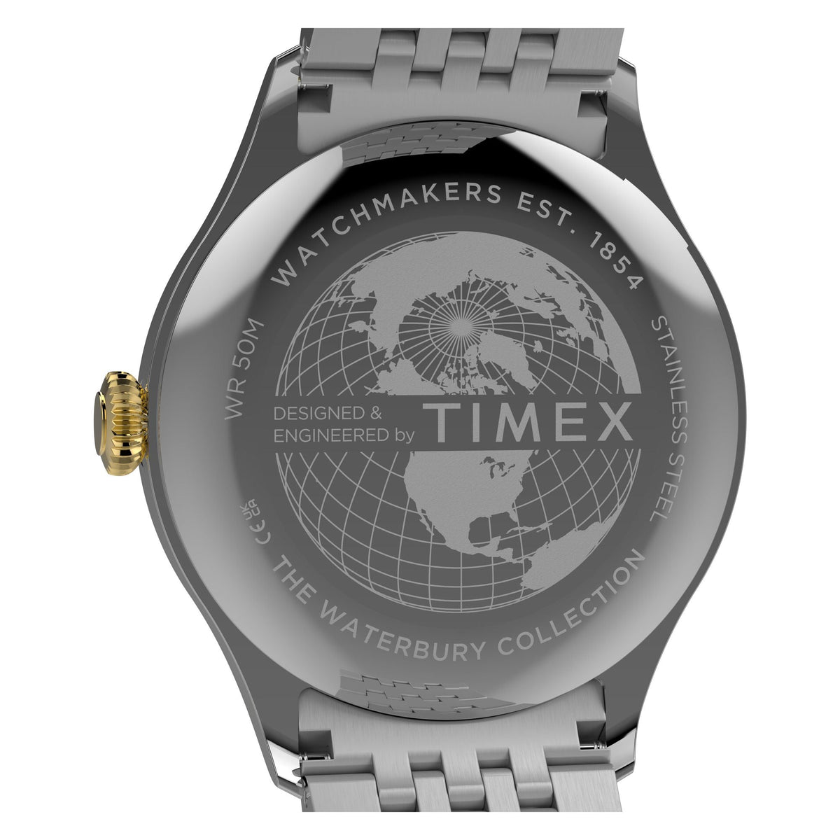 TW2Y91900 Reloj Timex Waterbury de hombre correa de metal - Acero Inoxidable Bicolor