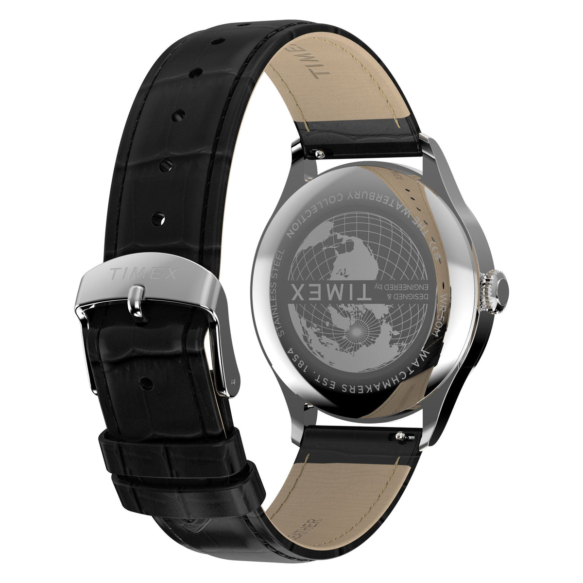TW2Y92000 Reloj Timex Waterbury de hombre correa de piel - Cuero Negro