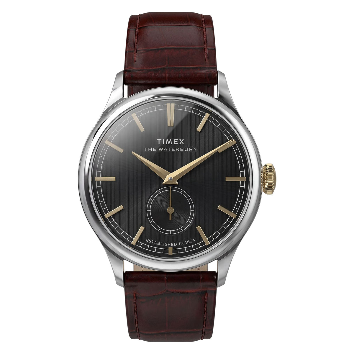 TW2Y92100 Reloj Timex Waterbury de hombre correa de cuero - Cuero Marrón