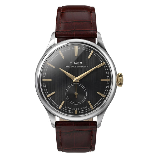 TW2Y92100 Reloj Timex Waterbury de hombre correa de cuero marrón