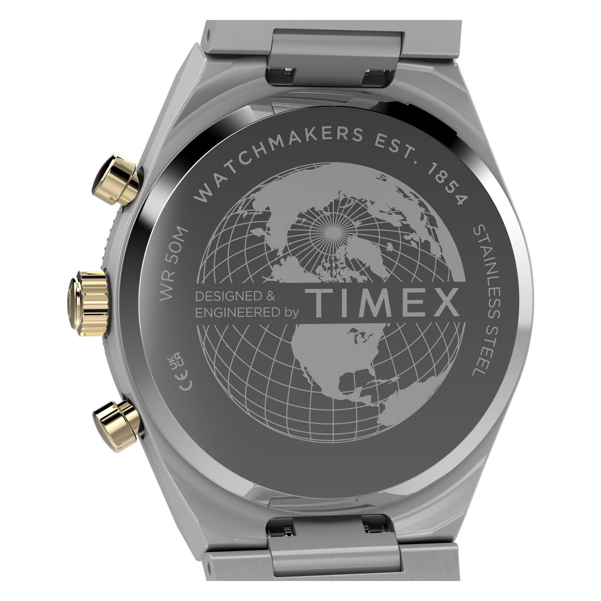 TW2Y92300 Reloj Timex Q Continental de hombre correa de metal - Acero Inoxidable Bicolor