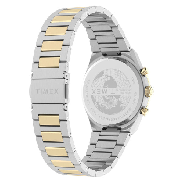 TW2Y92300 Reloj Timex Q Continental de hombre correa de metal bicolor
