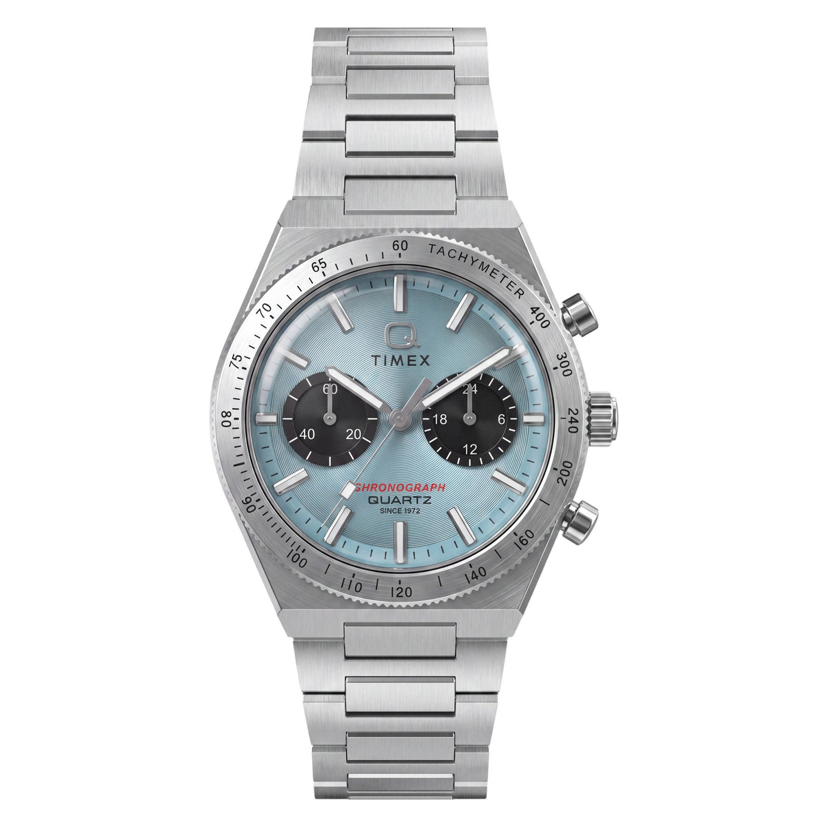 TW2Y92400 Reloj Timex Q Continental de hombre correa de metal - Acero Inoxidable Plateado