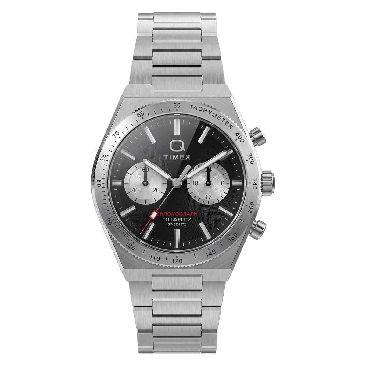 TW2Y93200 Reloj Timex Q Continental de hombre correa de metal - Acero Inoxidable Plateado
