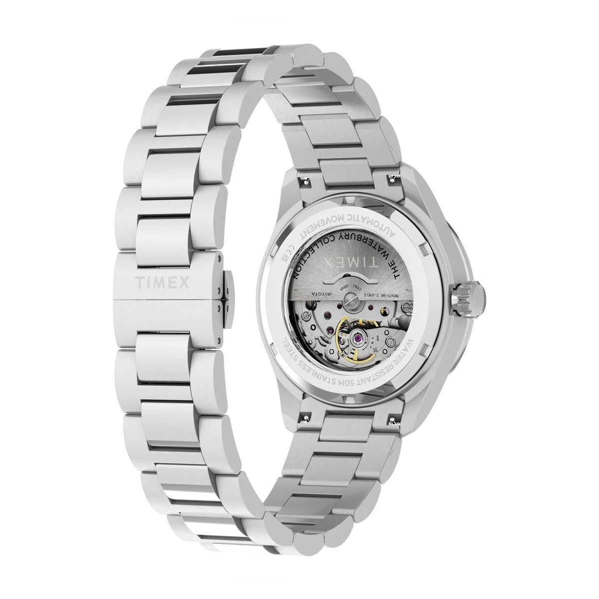 TW2Y94100 Reloj Timex Waterbury Automático de hombre correa de metal - Acero Inoxidable Plateado