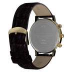 TW2Y99000 Reloj Timex Moon Phase de hombre banda de piel - Cuero Marrón