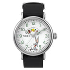 TW2Y99100 Reloj Timex Looney Tunes de hombre correa de tela - Tela Negro