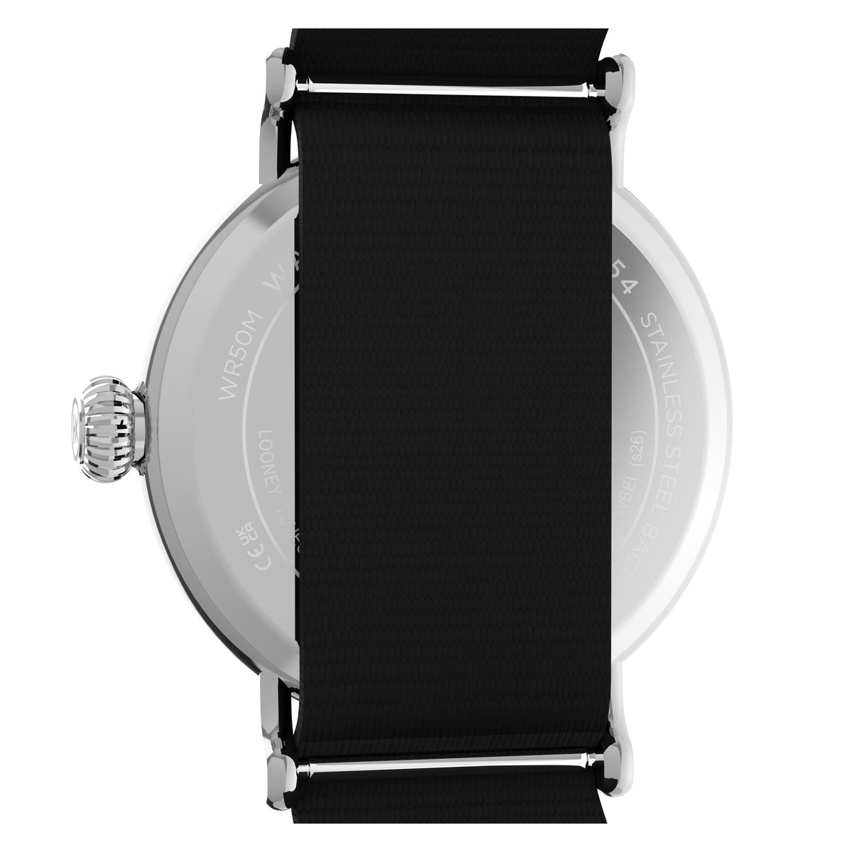 TW2Y99100 Reloj Timex Looney Tunes de hombre correa de tela - Tela Negro