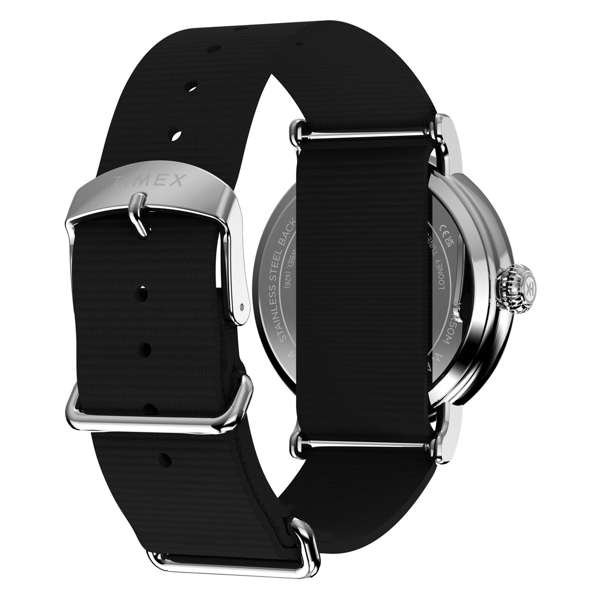 TW2Y99100 Reloj Timex Looney Tunes de hombre correa de tela - Tela Negro
