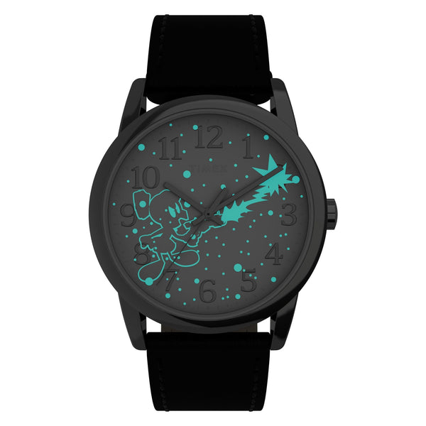 TW2Y99300 Reloj Timex Looney Tunes de hombre correa de cuero negro