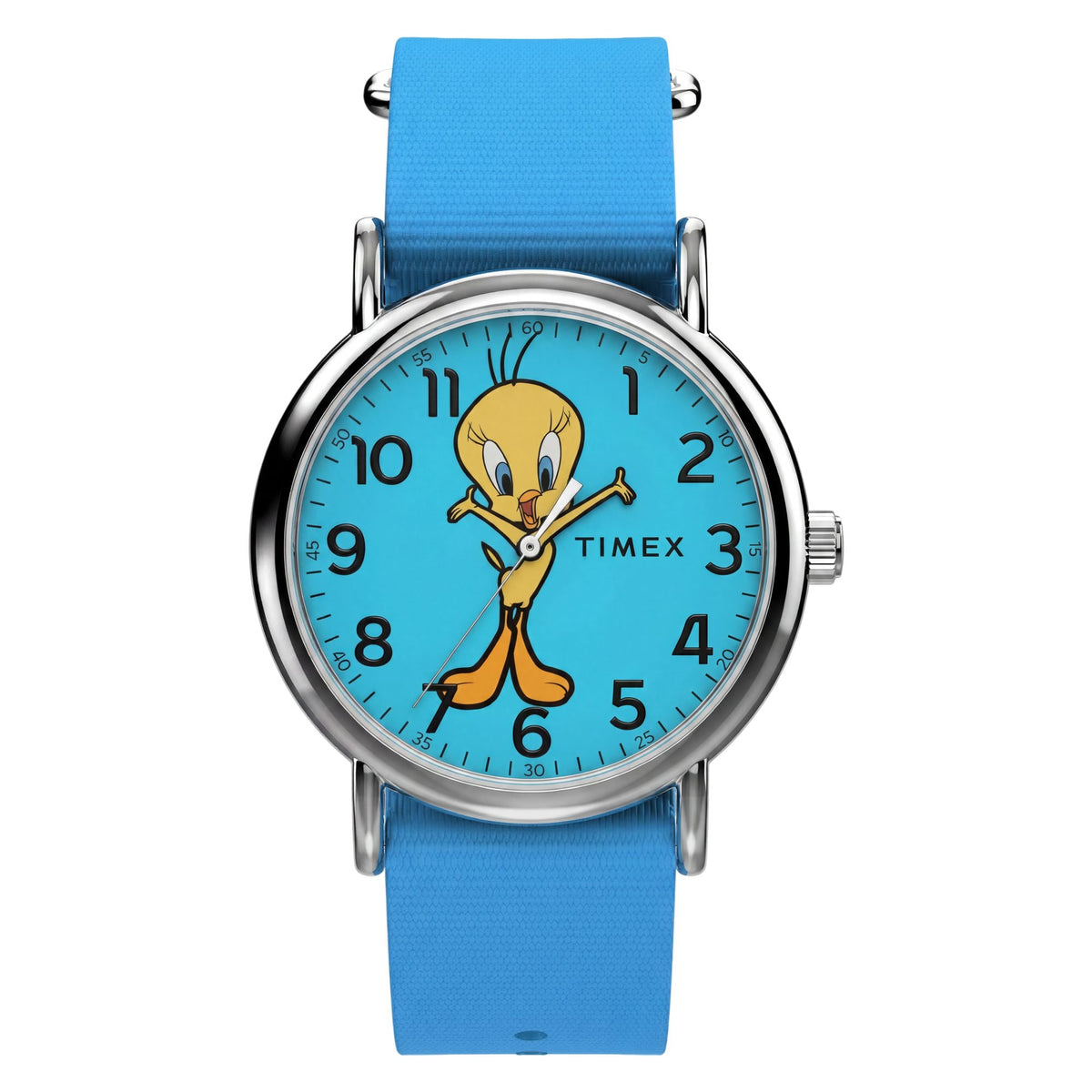 TW2Y99500 Reloj Timex Looney Tunes de hombre correa de tela - Tela Azul