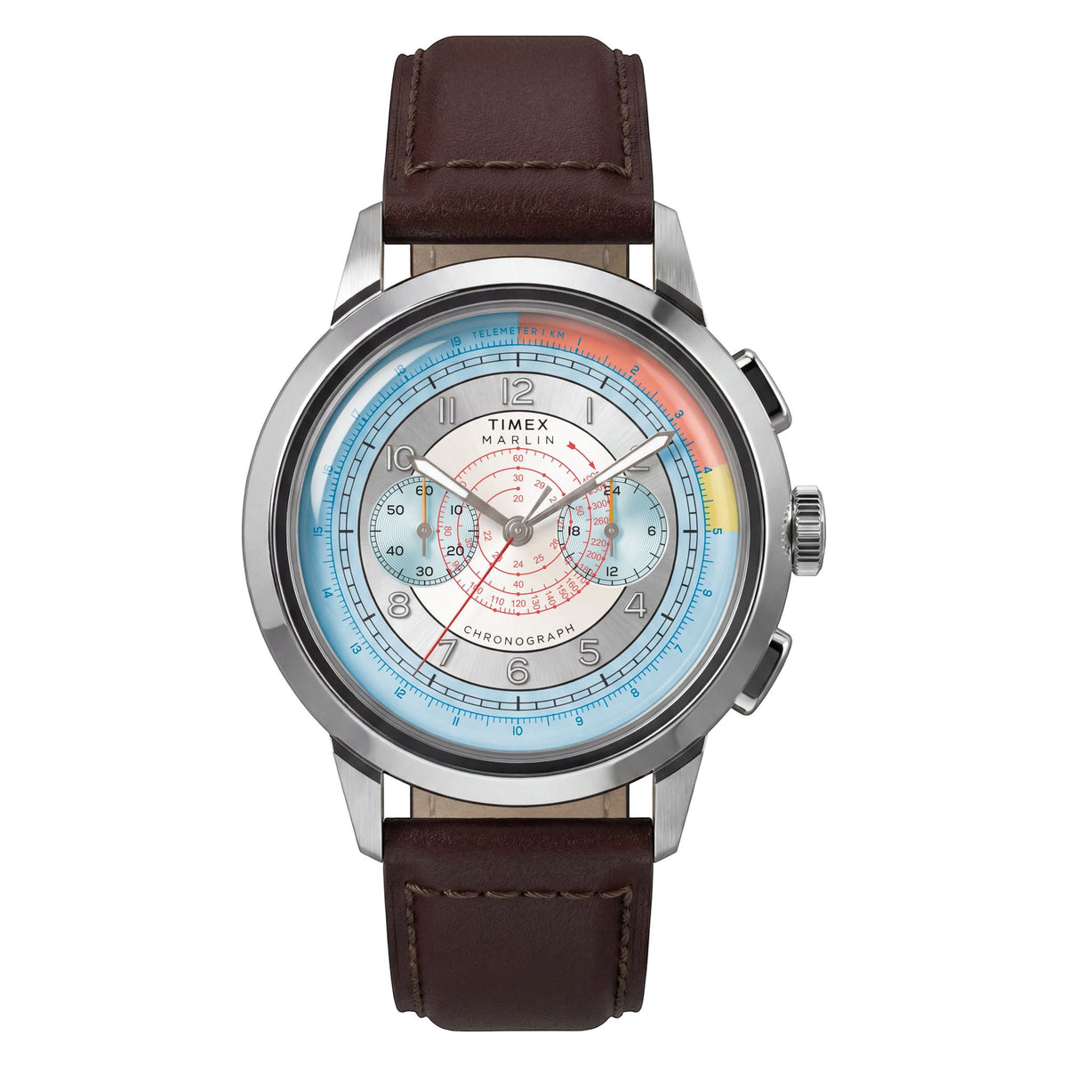 TW3A00200 Reloj Timex Marlin Neo de hombre correa de cuero - Cuero Marrón
