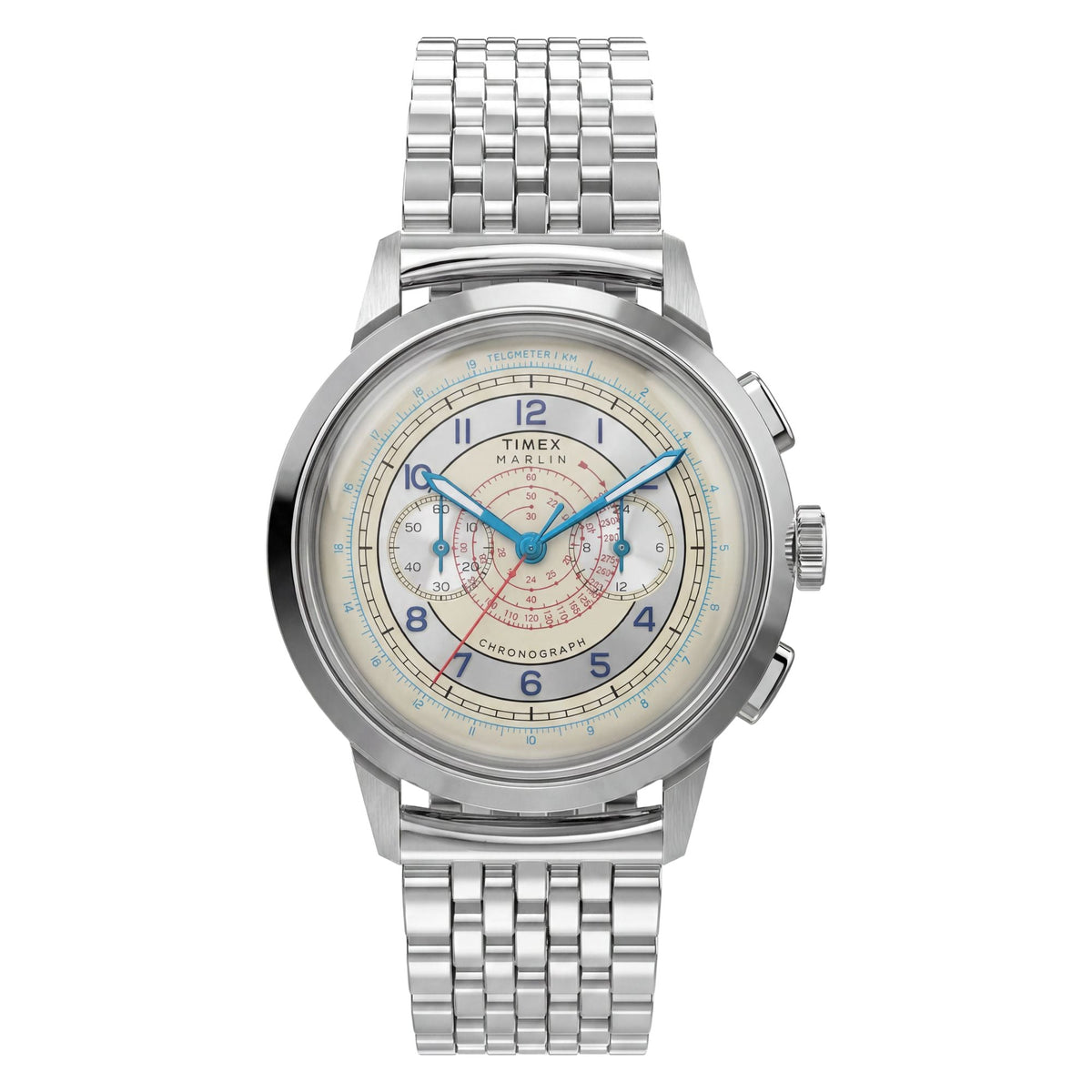 TW3A00300 Reloj Timex Marlin Neo de hombre correa de metal - Acero Inoxidable Plateado