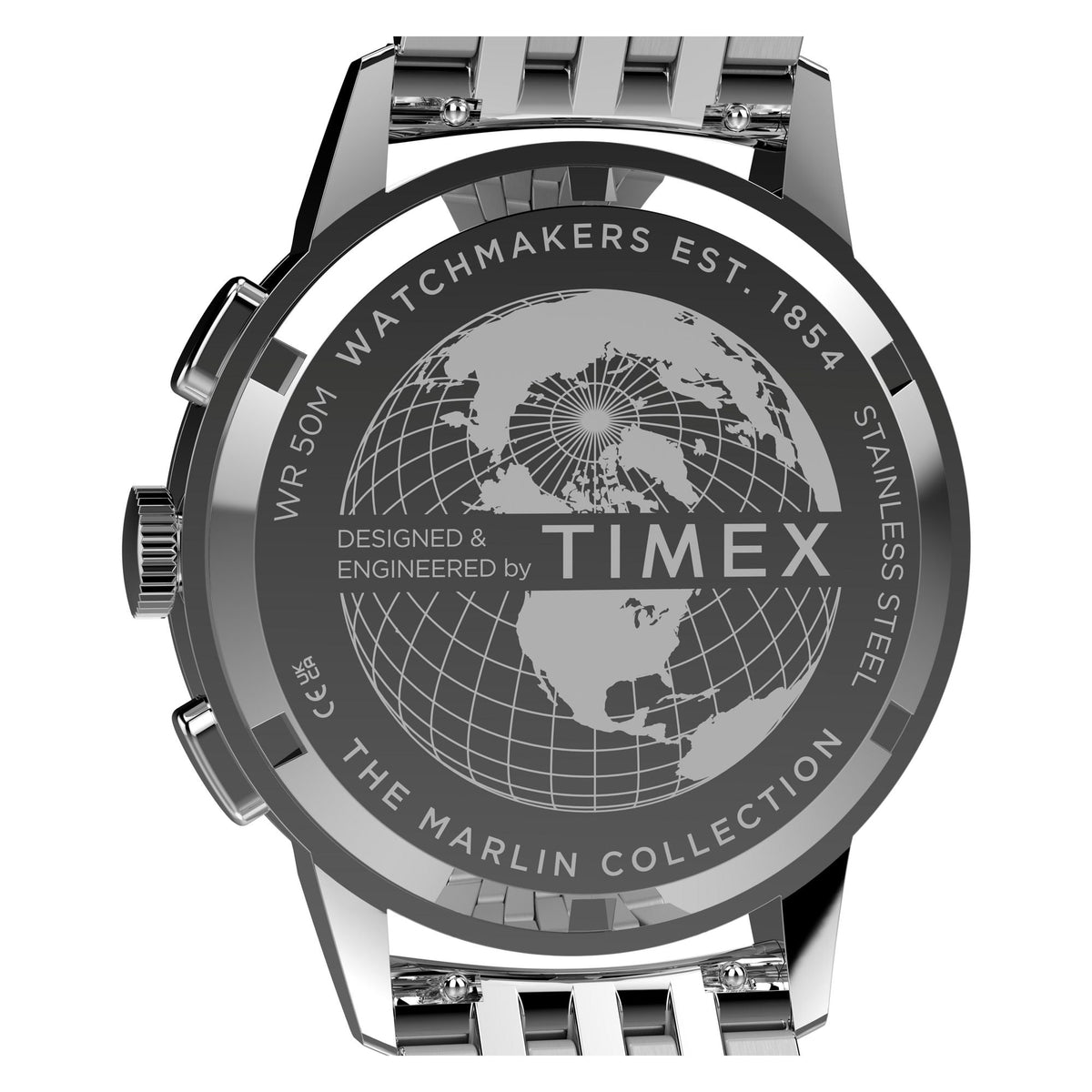 TW3A00300 Reloj Timex Marlin Neo de hombre correa de metal - Acero Inoxidable Plateado