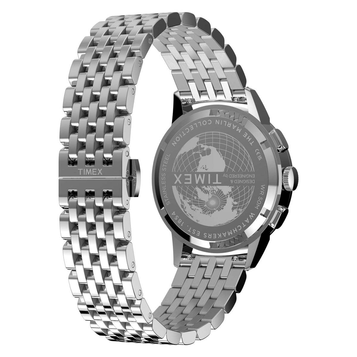 TW3A00300 Reloj Timex Marlin Neo de hombre correa de metal - Acero Inoxidable Plateado