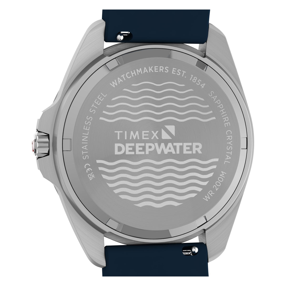 TW3A01900 Reloj Timex Deepwater de hombre correa de caucho - Resina Azul