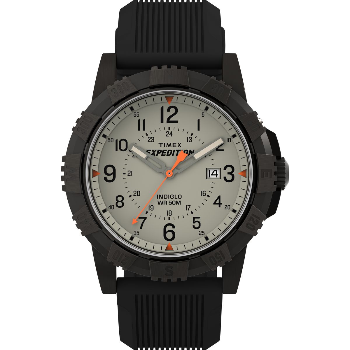 TW4B32200 Reloj Timex Expedition Ridge de hombre correa de caucho - Resina Negro