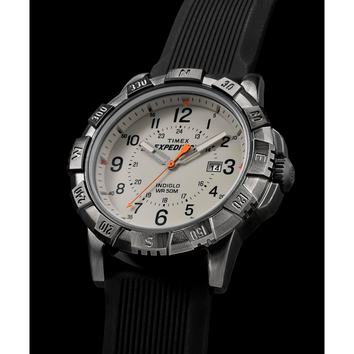 TW4B32200 Reloj Timex Expedition Ridge de hombre correa de caucho - Resina Negro