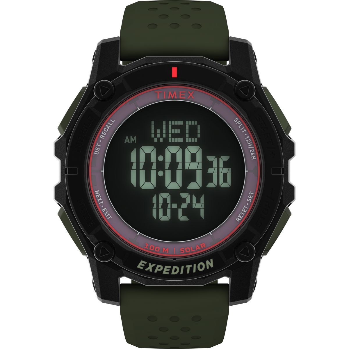 TW4B33700 Reloj Timex Expedition Hombre Correa Caucho Verde