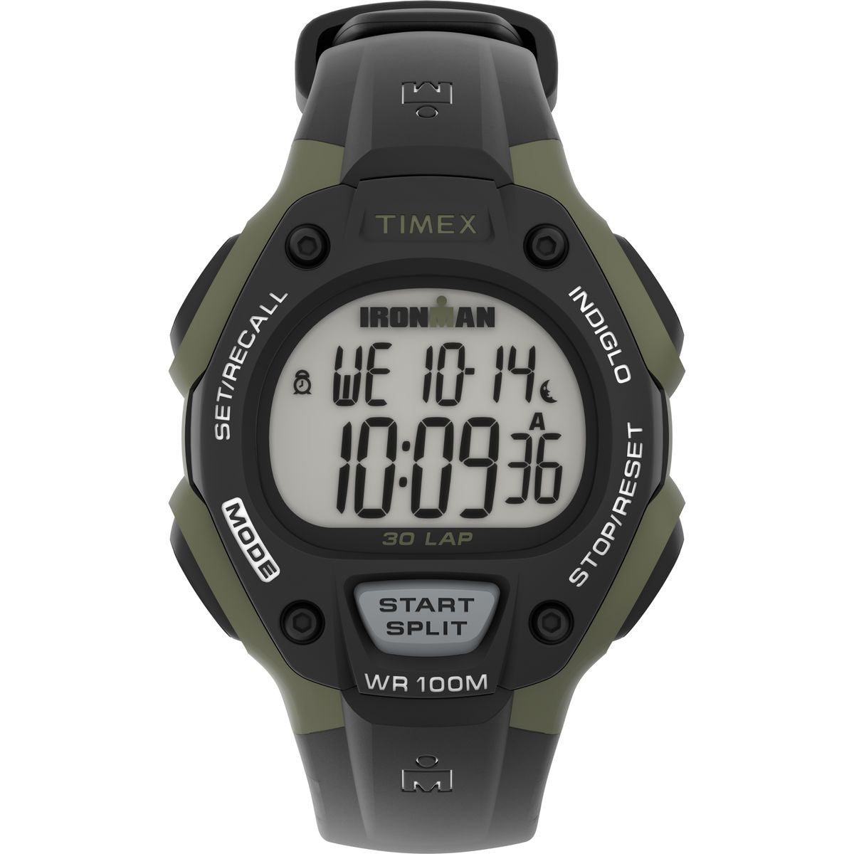 TW5M44500 Reloj Timex Ironman Hombre Resina Verde Olivo