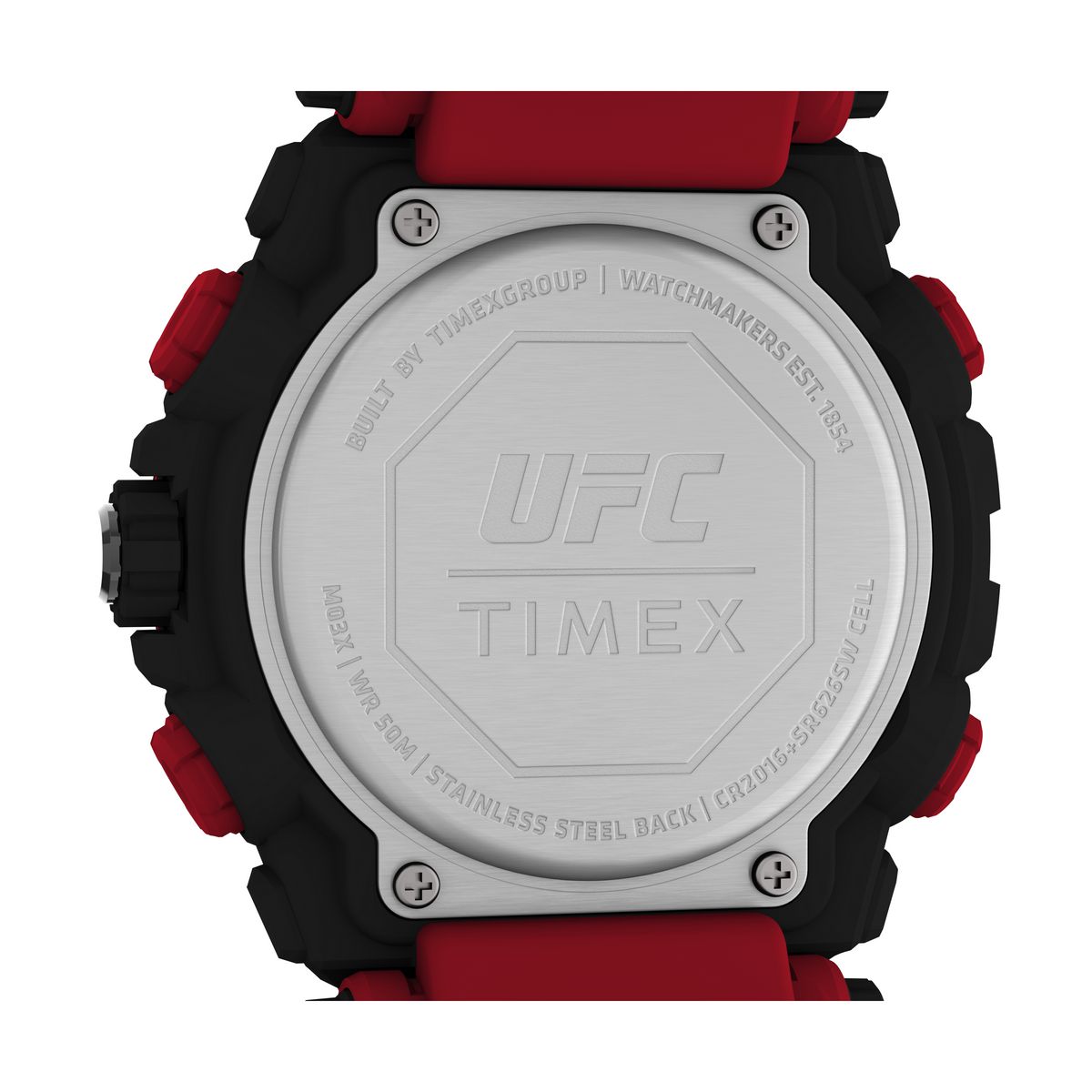 TW5M53000 Reloj Timex UFC Hombre Correa Silicona Roja