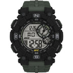 TW5M53900 Reloj Timex Digital UFC de hombre correa de resina - Resina Verde